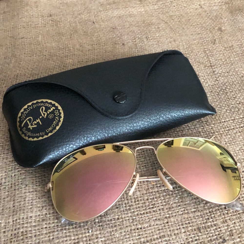 Rose gold Aviator Ray Bands